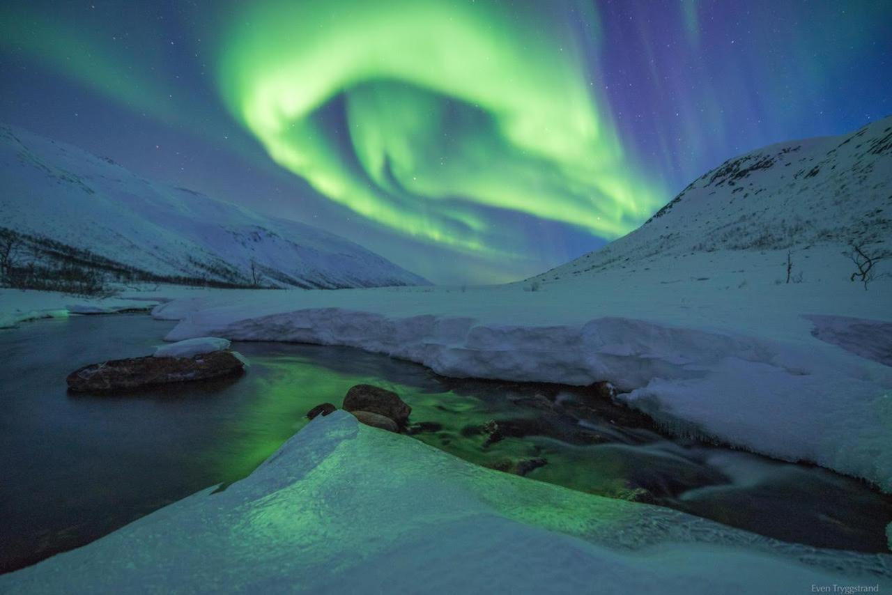 Vila Camp Aurora Karlsøy Exteriér fotografie